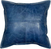 Genuine Leather Square Pillow Cover 12 SkinOutfit